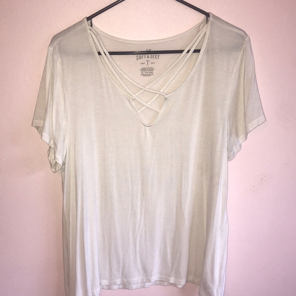 White American Eagle T